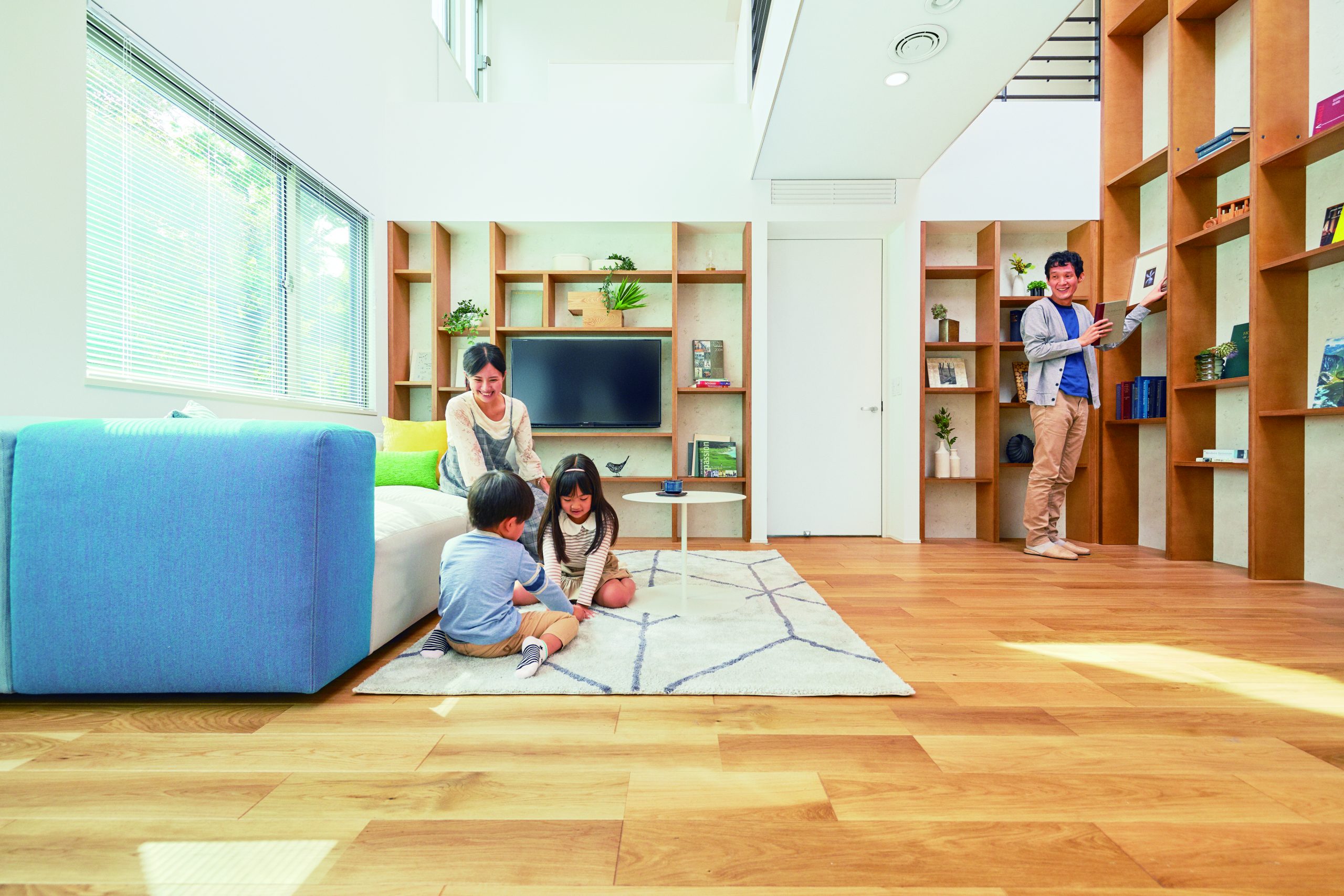 注文住宅は広いリビングが人気 その理由とは 間取り決めの参考にしよう 住まいづくりに役立つ情報サイト Home