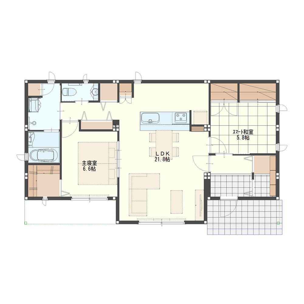 シンプルな平屋でコンパクトに暮らす！間取りプランや建築事例も紹介 | 住まいづくりに役立つ情報サイト「home tag」