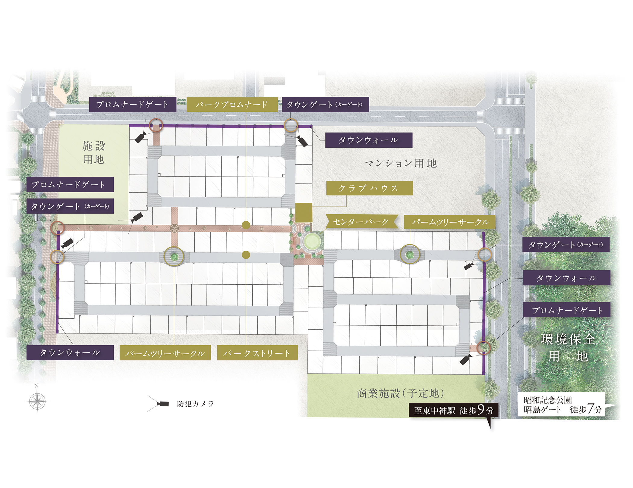 区画図イメージイラスト