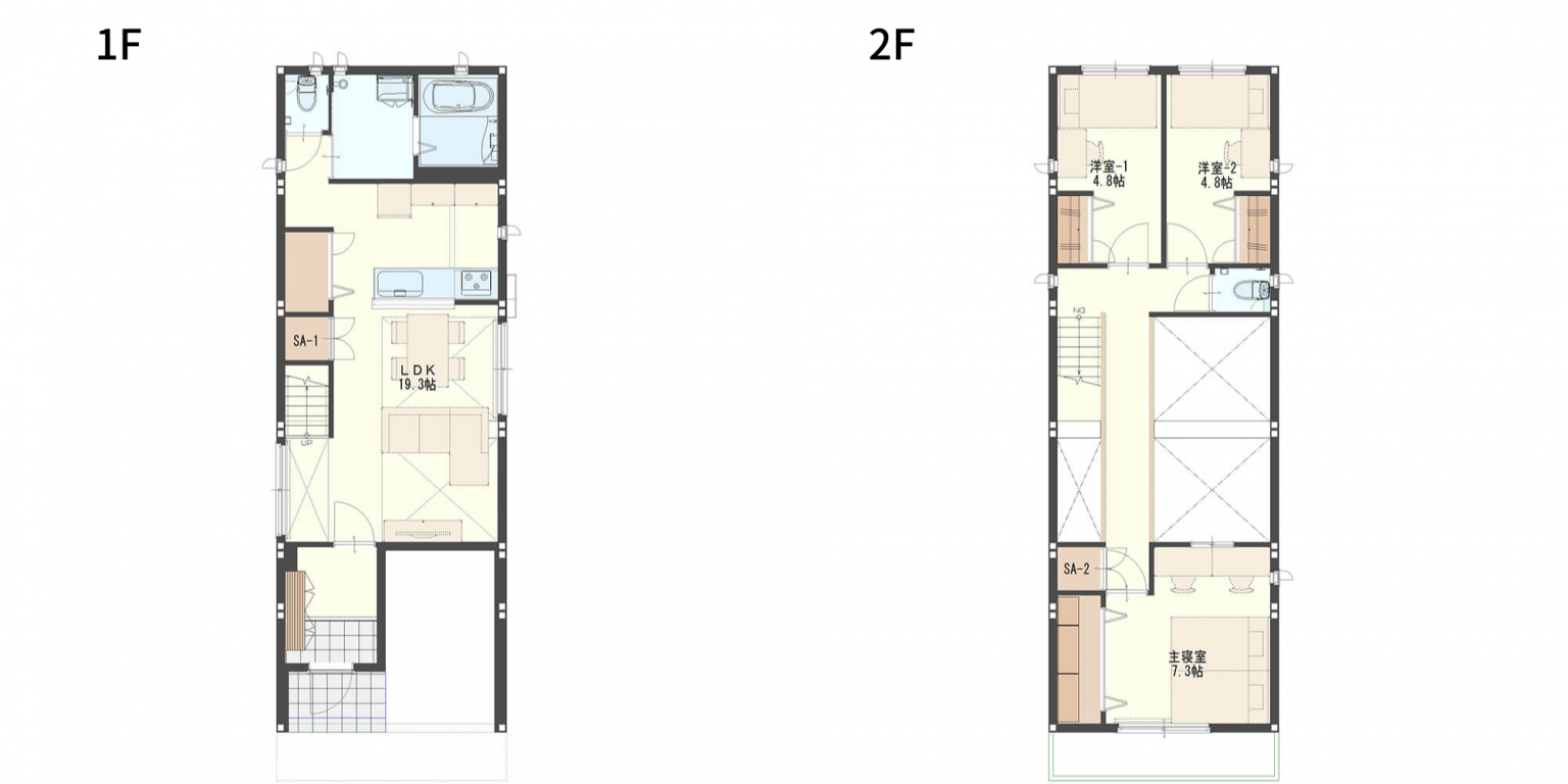 2階建てガレージハウスを建てたい!建築費用の目安やおすすめの間取りも紹介 | home tag | 住宅・ハウスメーカーのトヨタホーム