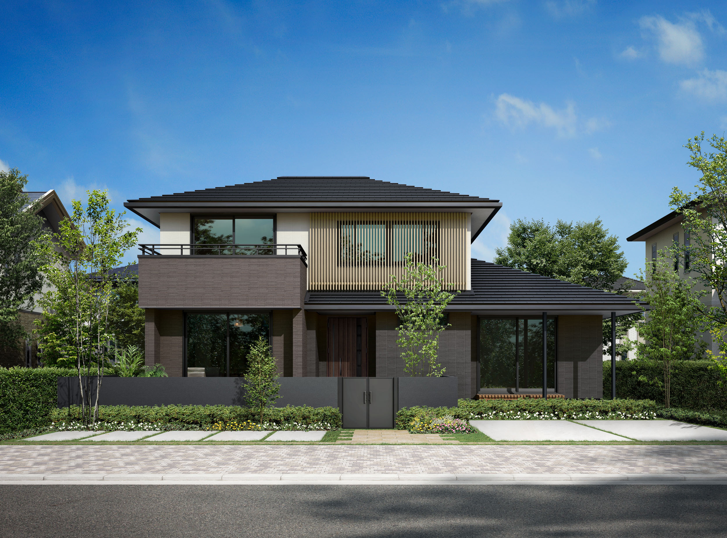 【注文住宅】和モダンな外観デザインにするためのポイントを紹介! | home tag | 住宅・ハウスメーカーのトヨタホーム