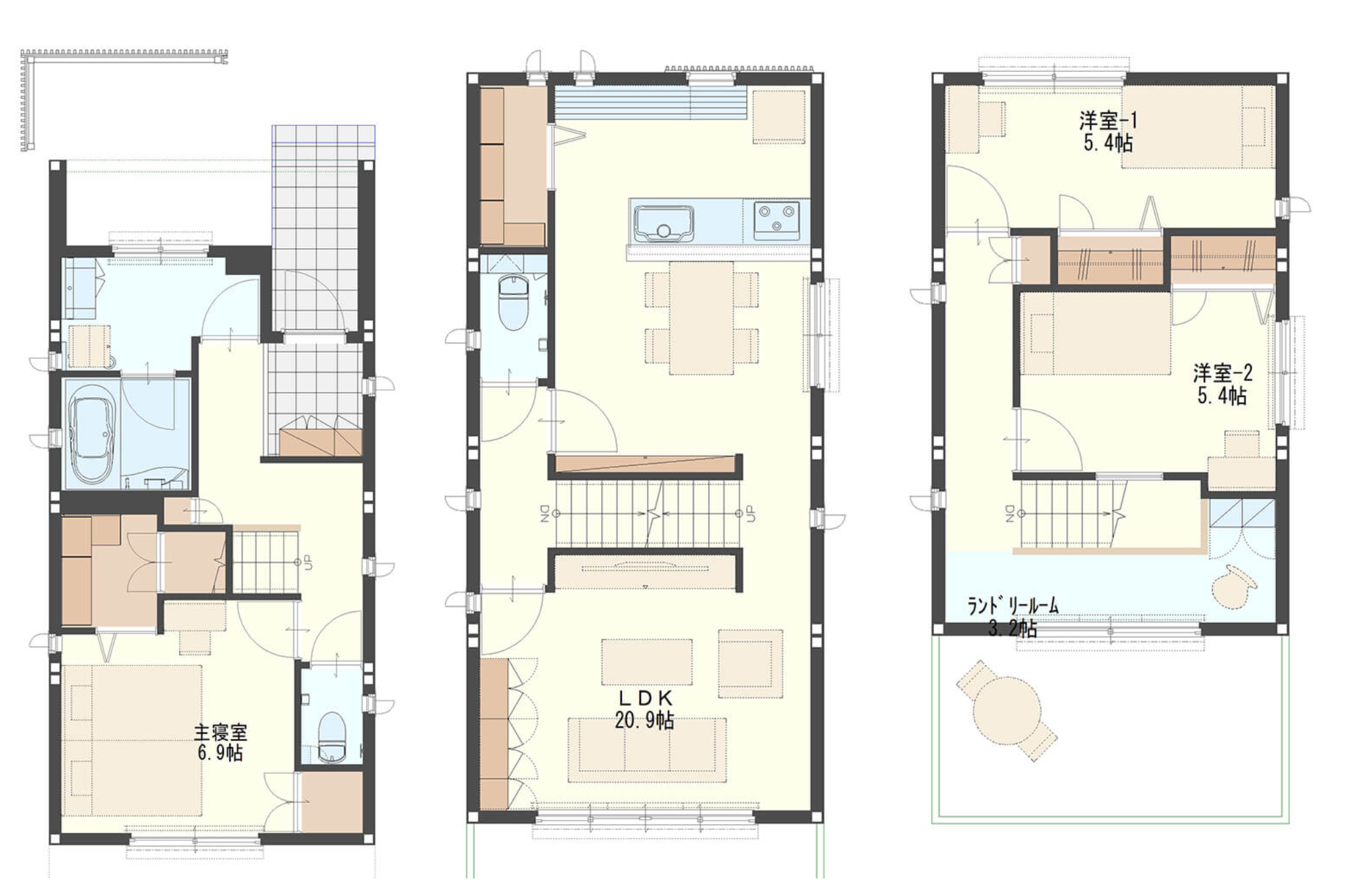 3階建て狭小住宅を建てるとどんな間取りになる？実例やおすすめアイデアも紹介 | home tag | 住宅・ハウスメーカーのトヨタホーム