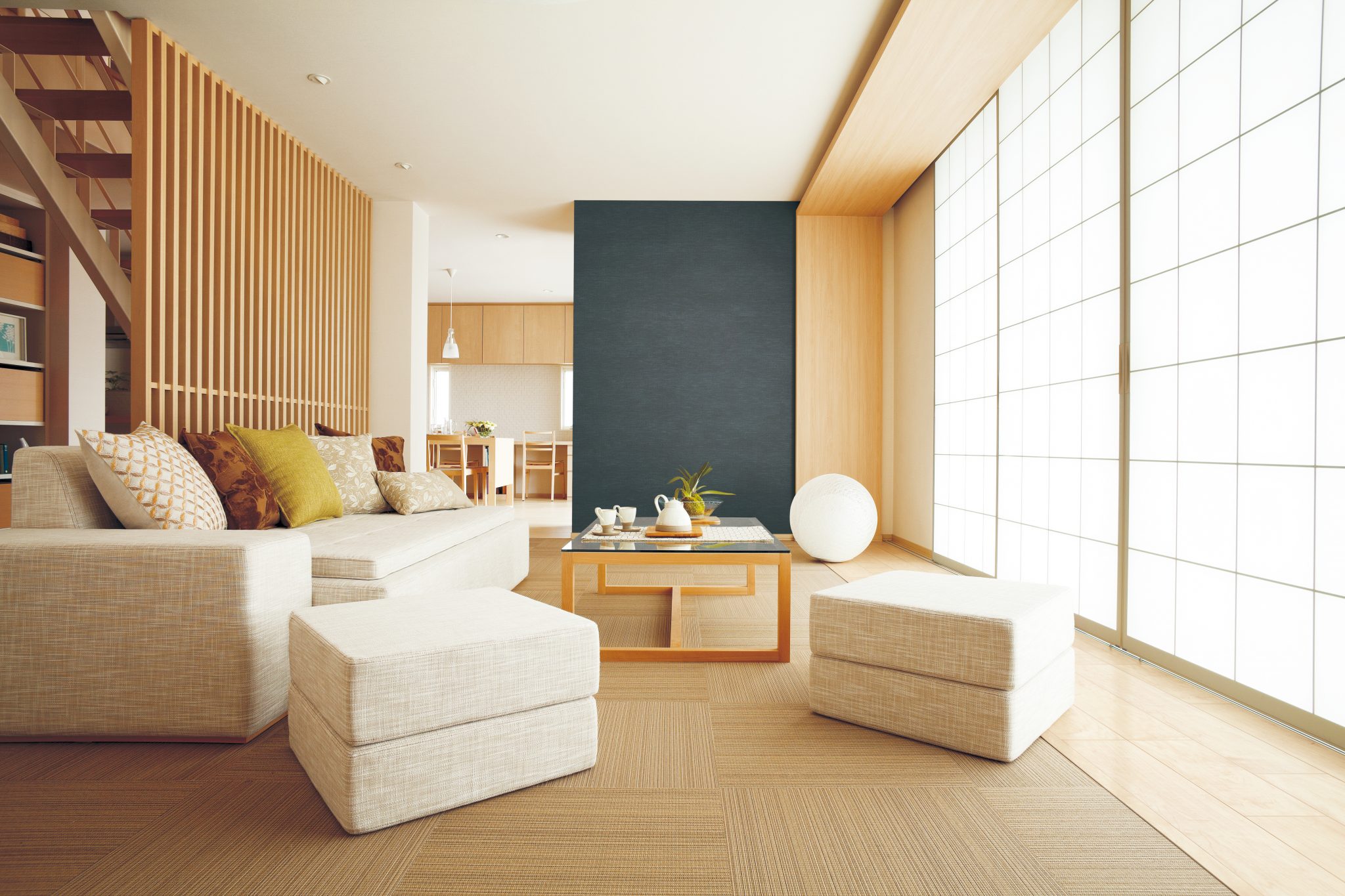 【実例あり】おしゃれな和モダンインテリアにするコツとは?家具の選び方も紹介 | home tag | 住宅・ハウスメーカーのトヨタホーム