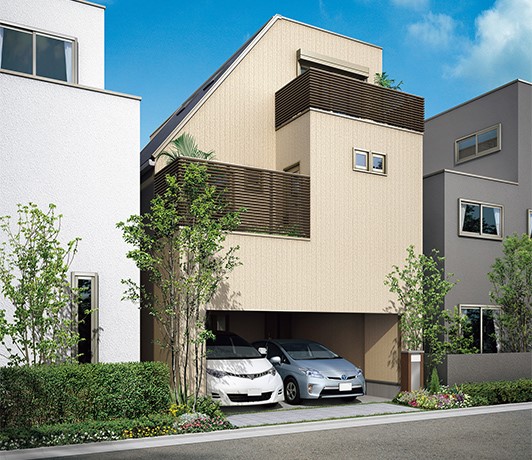 3階建て注文住宅の間取り