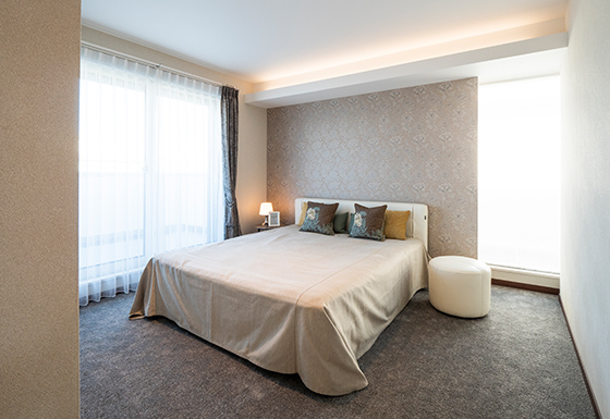 落ち着いた主寝室