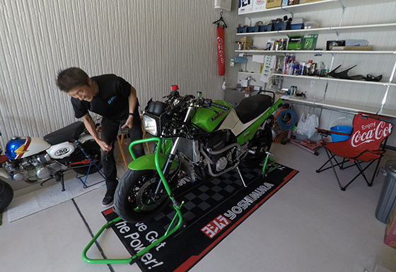 ご主人拘りのバイクガレージ2
