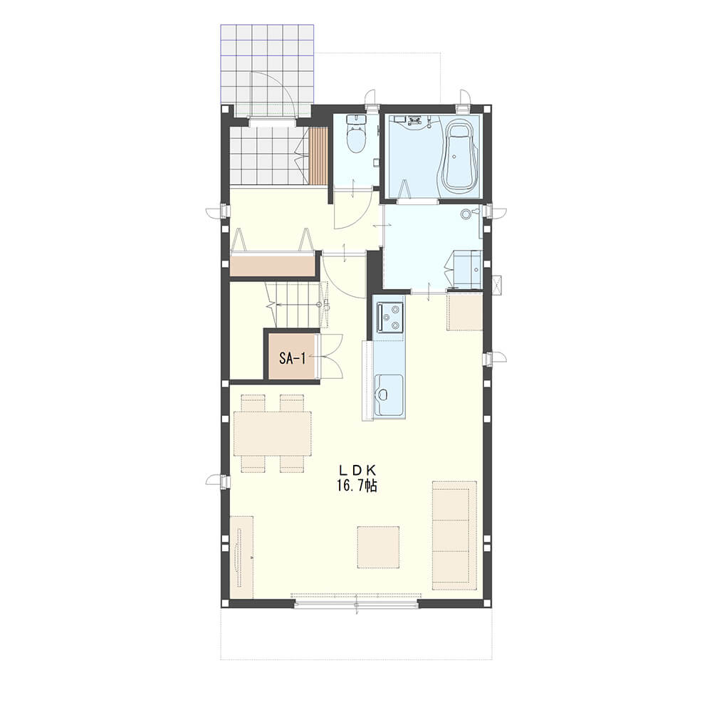プランNo051 | よりどり間取り | 住宅・ハウスメーカーのトヨタホーム