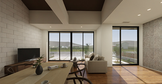 CS岐阜羽島3号地内観