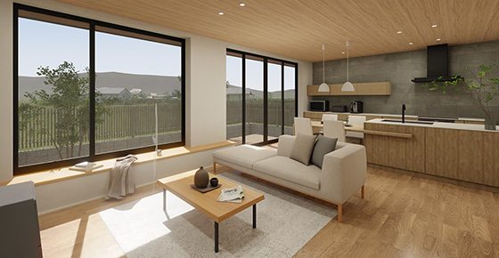 The CONDUCT京が丘 1期51号地内観