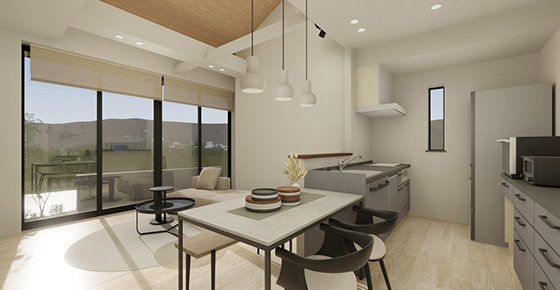 ブルームヴィラ八幡南42号地内観