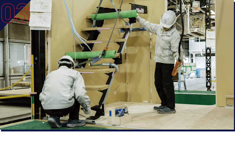 丁寧に作り込む職人の技能