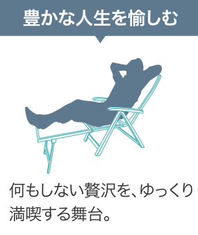 豊かな人生を愉しむ