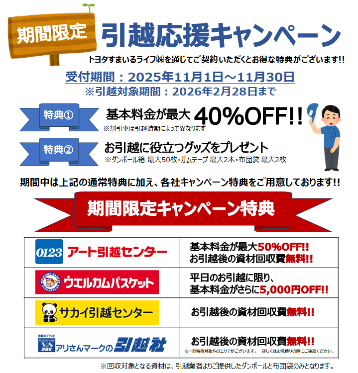 引越に関するお問い合わせ