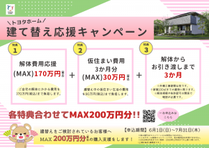 建替え応援キャンペーン