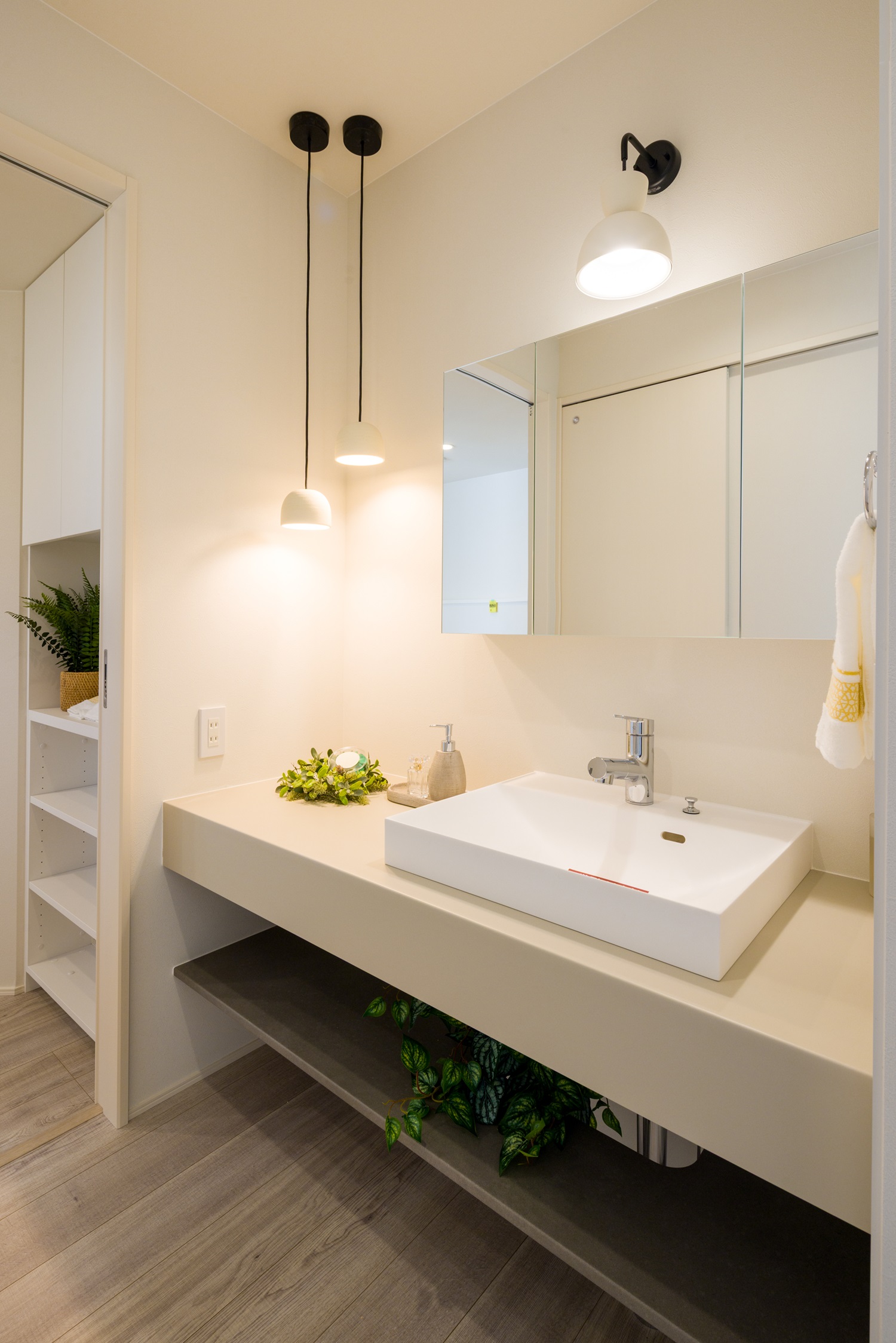 帰宅後すぐに手洗いできる便利な設計