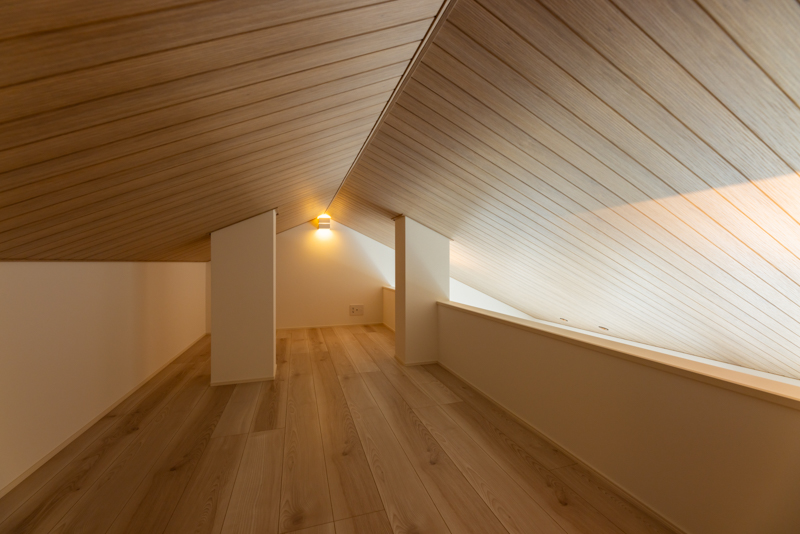 自由に使えるゆとりのロフトスペース