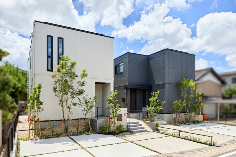 スタイリッシュなリアルサイズのモデル棟です