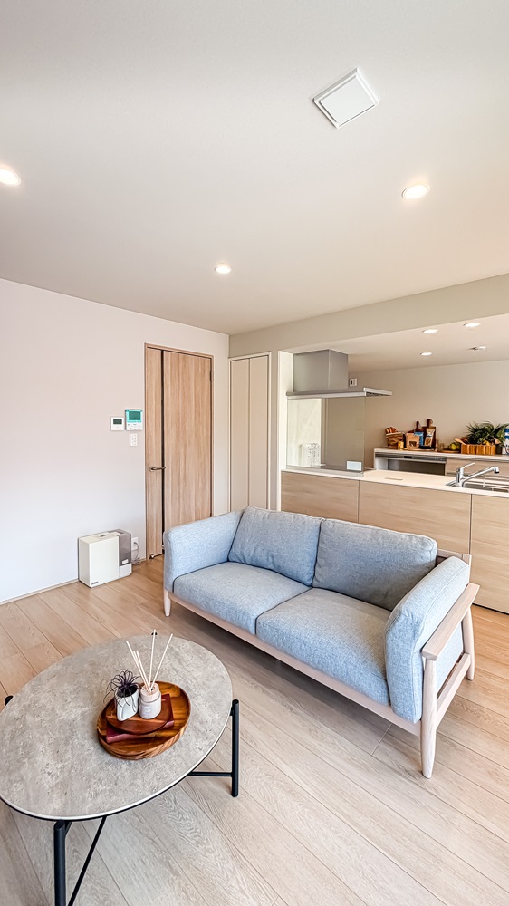 家族との団欒を愉しむリビング