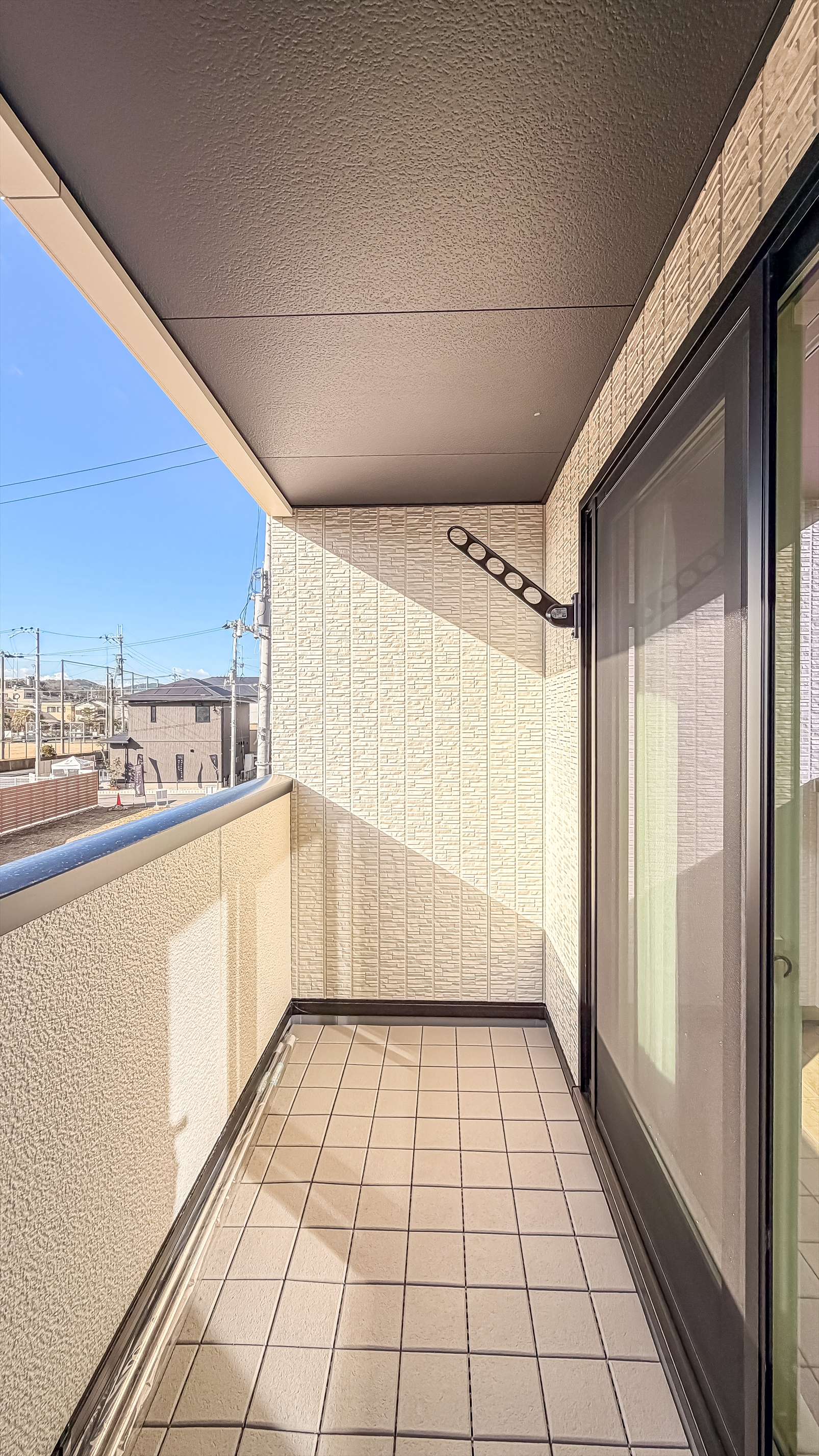 急な雨も安心のインナーバルコニー